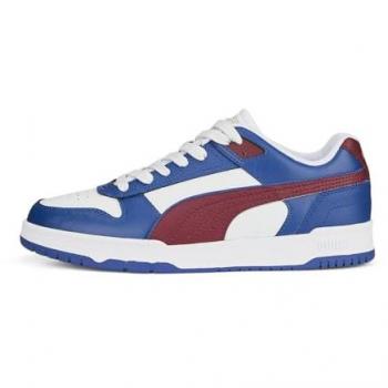 Puma Rebound RBD GAME Low Sneakers Uomo Blu e Bianca, Taglia 40.5