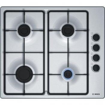 Bosch PBP6B5B60 Gas Stove, 60 cm, 4 Burners, Stainless steel