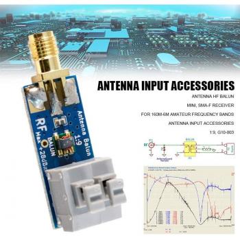Antenne HF Balun G10-003 SMA-F Mini 1:9 160m-6m SGA998