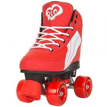 Ruedas Rio Roller Junior Quads Rojo y Blanco 3UK