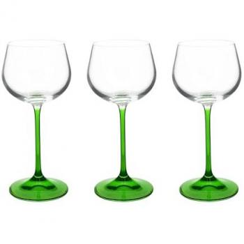 Ensemble de 3 verres à pied 16,5cl Vin du Rhin en cristallin