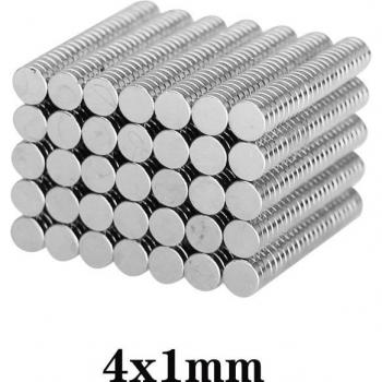 Strong 4x1 mm Neodymium Magnets