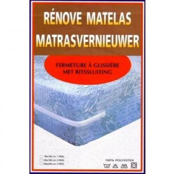 Modèle de housse de matelas 90x190 cm avec motif fleuri