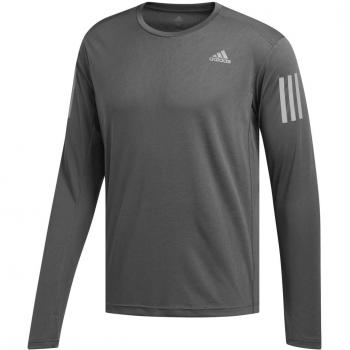 Adidas Own The Run Long Sleeve T-Shirt for Men in Grey