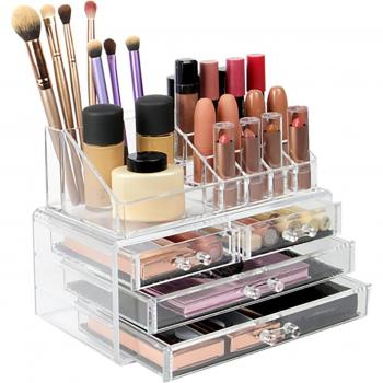 Caja Acrílica de Almacenamiento de Cosméticos
