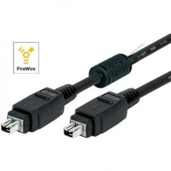 Cable FireWire Negro Tecline 37602