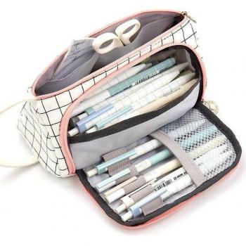 20‑Hued Classroom Pouch with Extra Space