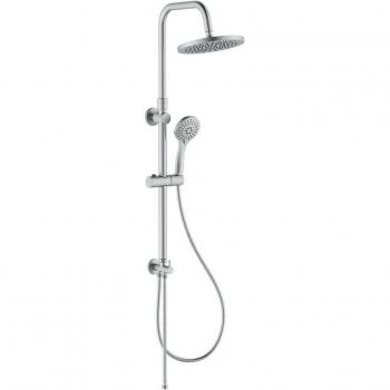 Columna Ducha 5 Jet en Color Gris, Ajuste Total