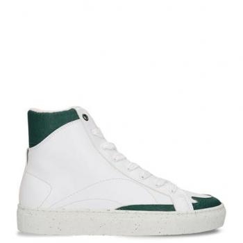 Pallacanestro Sneaker Vegan Nae London Verde Scuro e Bianco