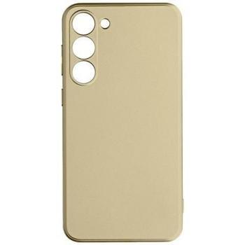 Copertura interna soft‑touch oro Avizar per Samsung S23 metallizzata