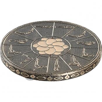 Supporto per Incenso Decorativo 10 x 10 x 1 cm Indiano