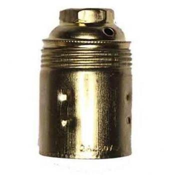 Portalámparas Retráctil E14 de Hierro y Latón
