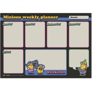 Bloc Planificador Weekly A4 “Minions” (Versión en Inglés)