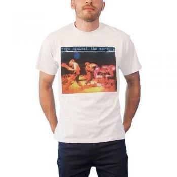 Rage Against the Machine Unisex Baumwoll-T-Shirt Anger Is A Gift mit Rückenillustration
