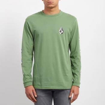 Volcom Camiseta Manga Larga Verde Deadly Stone BSC XL