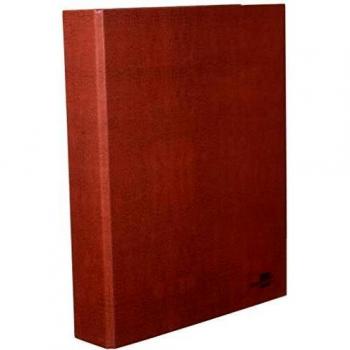 Carpeta de 2 anillas 40 mm cartón cuero tamaño folio