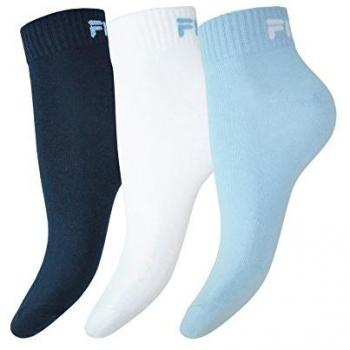 Fila Sneakersocken mit Logo, 3er Pack