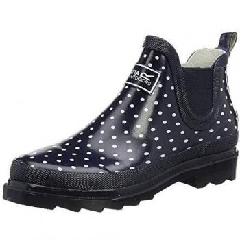 Stivali Regatta Lady Harper Welly Navy a pois, misura 37 EU