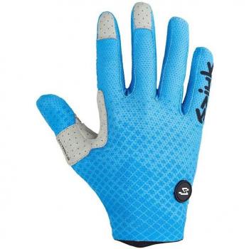 Gants Spiuk All Terrain pour cyclisme longs bleu clair gris clair