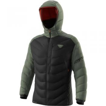 Giacca Piumino con Cappuccio Dynafit Tigard Verde Nero Uomo