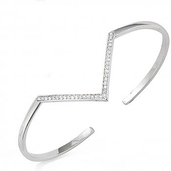 Pulsera Déesse Plateada con Rodio
