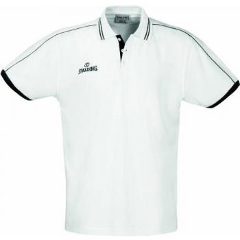 Spalding T-shirt Polo, Homme, Mixte, Blanc, M