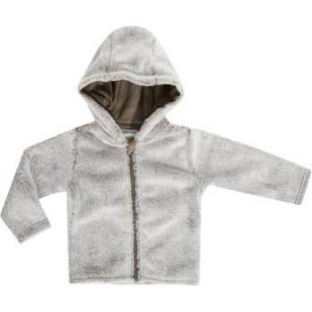 Giacca con cappuccio marrone melange BABY ON TOUR