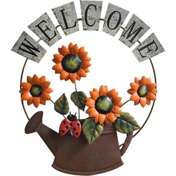 Rustic Garden Welcome Sign