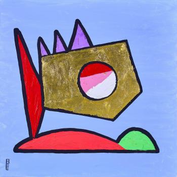 Queence Leinwandbild »Farbenspiel IV«, Abstrakt-Abstrakte-Kunst, (1 St.), Premium-Leinwandstoff, Handarbeit aus Deutschland