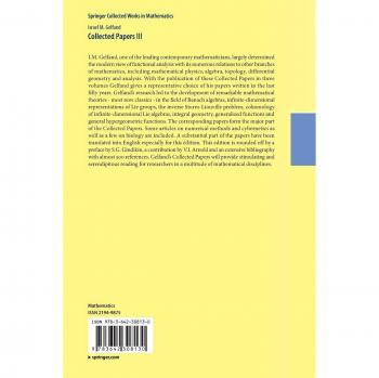 Collected Papers III (Springer Collected Works in Mathematics)