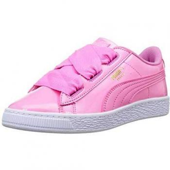 PUMA Basket Heart Patent PS, Sneakers Fille, Rose (Prism Pink)