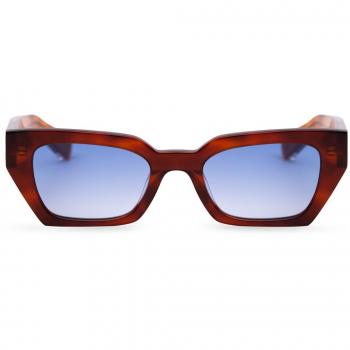 Messy Weekend Luna Havana Transparent Gradient Blues Tortoiseshell Herrensonnebrille 51 mm