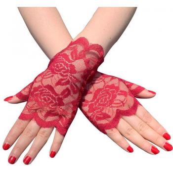 Bridal Lace Fingerless Gloves