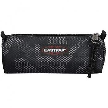 Astuccio Unisex EASTPAK Benchmark Flow Loops in Griglio Fantasia Rete con Chiusura a Zip, Tasche Interni ed Esterni e Bretelle Regolabili