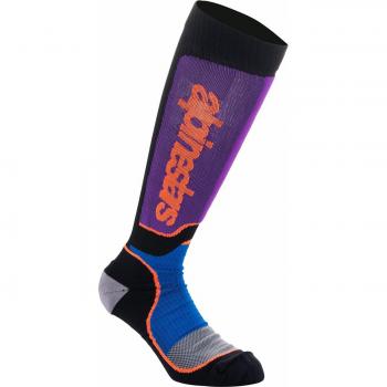 Chaussettes Alpinestars MX Plus Noir Pourpre taille : L