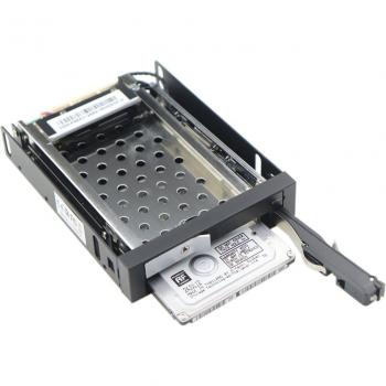 Full Metal 2 Bay SATA HDD SSD Enclosure with Power and Data Cables
