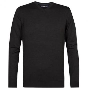 Petrol Industries Basic V-Neck Pullover für Herren
