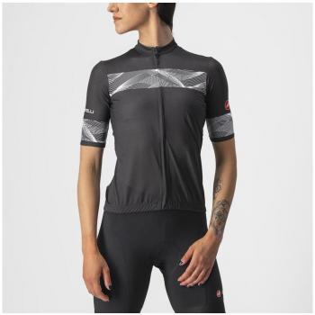 Maglia Ciclismo Donna Castelli Fenice Manica Corta Nero/Bianco