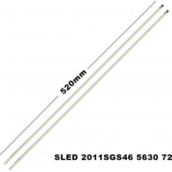 LED-Hintergrundbeleuchtung 72 LEDs 520MM für 46 Zoll Modelle