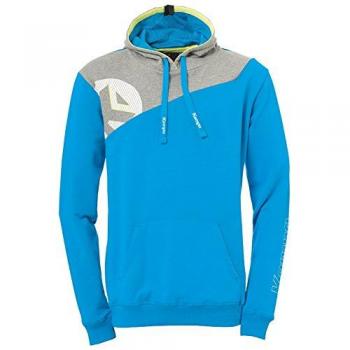 Kempa Core 2.0 Hoodie für Herren, kempablau/Dark grau melan, XXXL