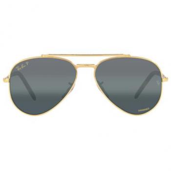 Ray-Ban RB3625 New Aviator Polarized 9196G6 62 Lentes de Sol Para Hombre Dorados