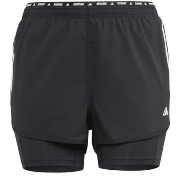 Adidas Own The Run Shorts 2 en 1 Excite 3 Barras (Talla XL)