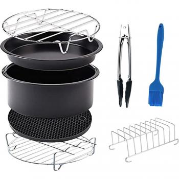 Kit d'accessoires pour friteuse à air, 8 pièces