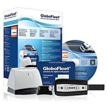 GLOBOFLEET Starter Set Optimal DK Auslesegerät Fahrerkarte Tachograph DTCO 4.1