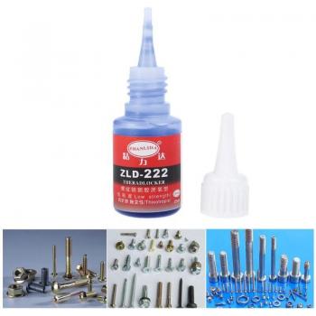 Colle anaérobique pour vis métalliques 25 ml, antirouille et faible résistance