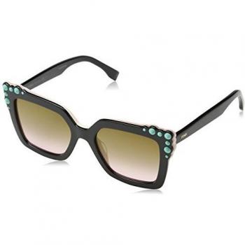 FENDI FF 0260/S 52 Occhiali da Sole, Nero