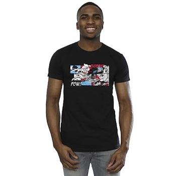 DC Comics 4XL Black Superman Print Top