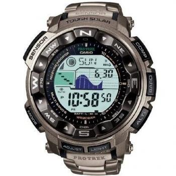 Casio Pro-Trek Men's Titanium Strap Watch
