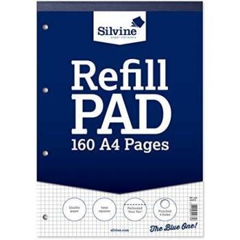 Silvine A4 Squared Refill Pad
