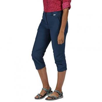 Short Long Chaska II léger et déperlant avec Protection UV40 Femme, Dark Denim, FR : XXS